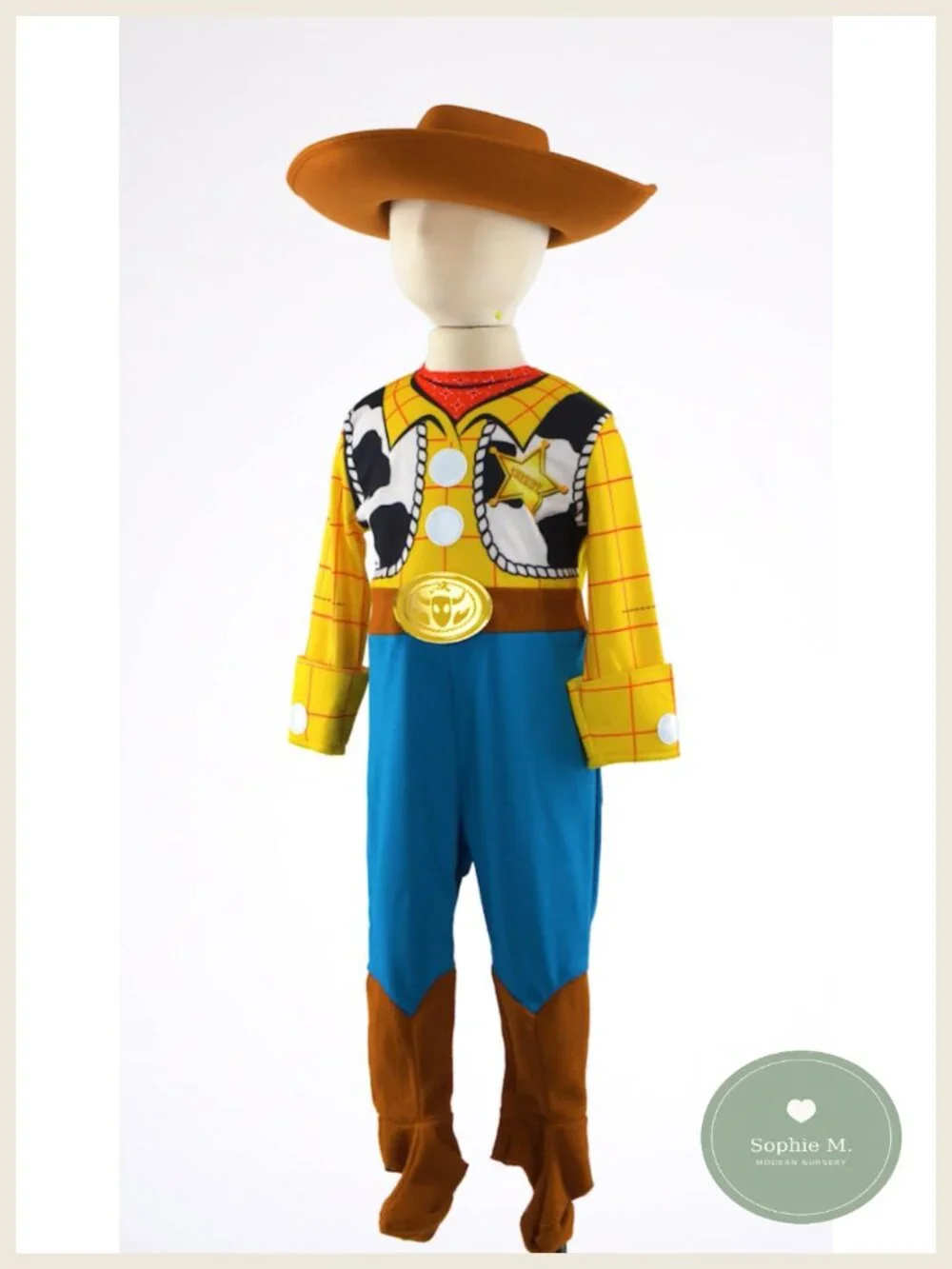 Baby Boys Woody Deluxe Costume 12-18 Months Officially Licensed Jumpsuit Hat